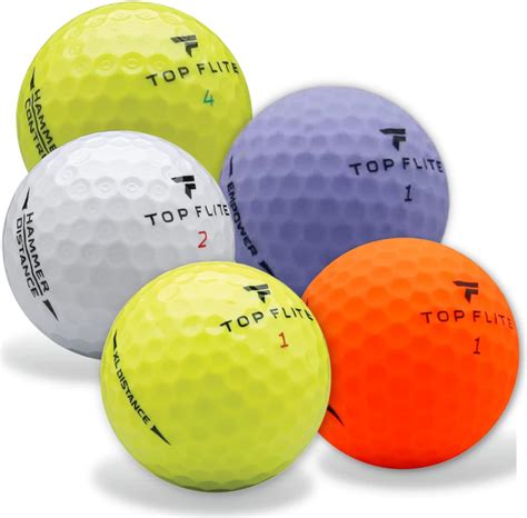 top flight golf ball comparisons.